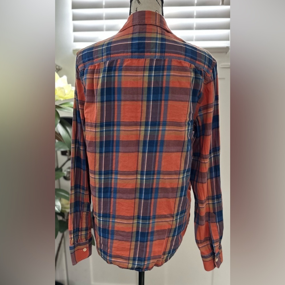✨ Lucky Brand Men’s Plaid Shirt – 100% Cotton, Size Small ✨ - Picture 5 of 13